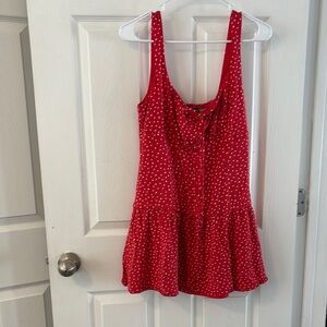 Wild Fable Red Star Print Top